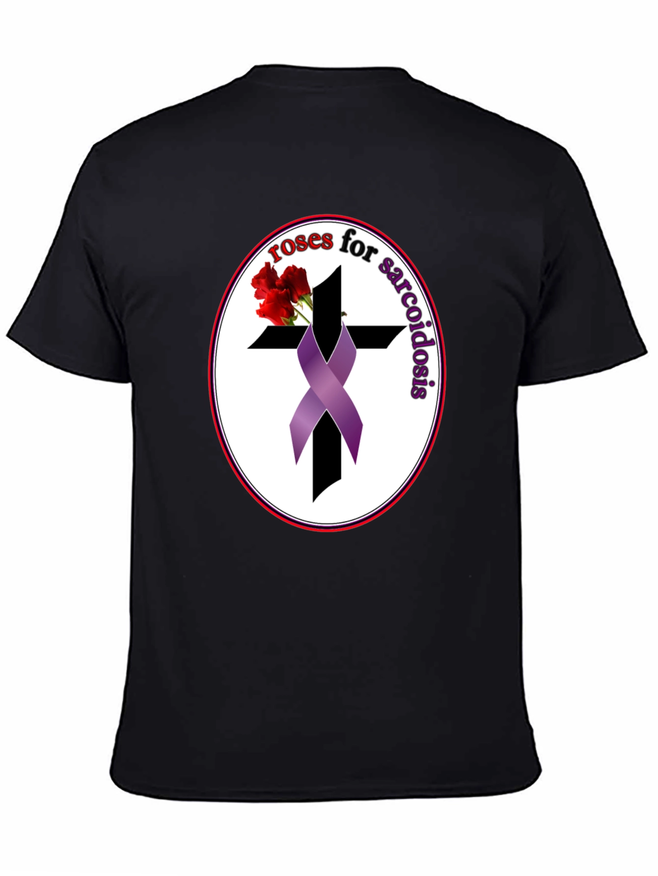 Roses for Sarcoidosis Awareness Ribbon T-Shirt