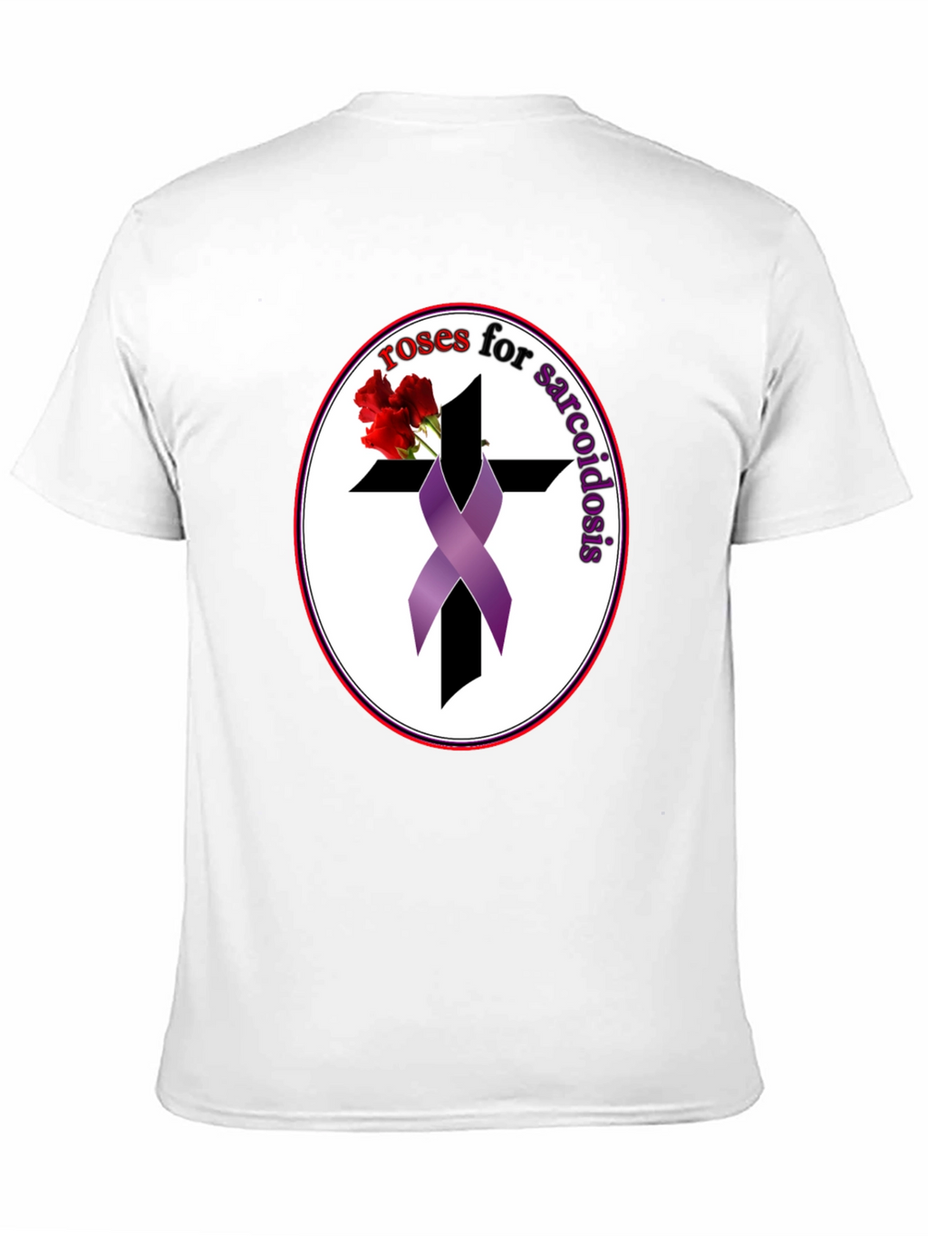 Roses for Sarcoidosis Awareness Ribbon T-Shirt
