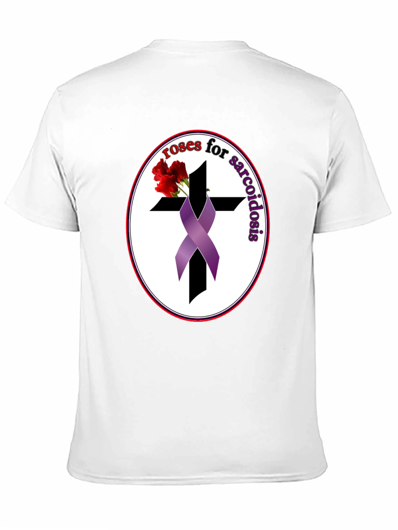 Roses for Sarcoidosis Awareness Ribbon T-Shirt