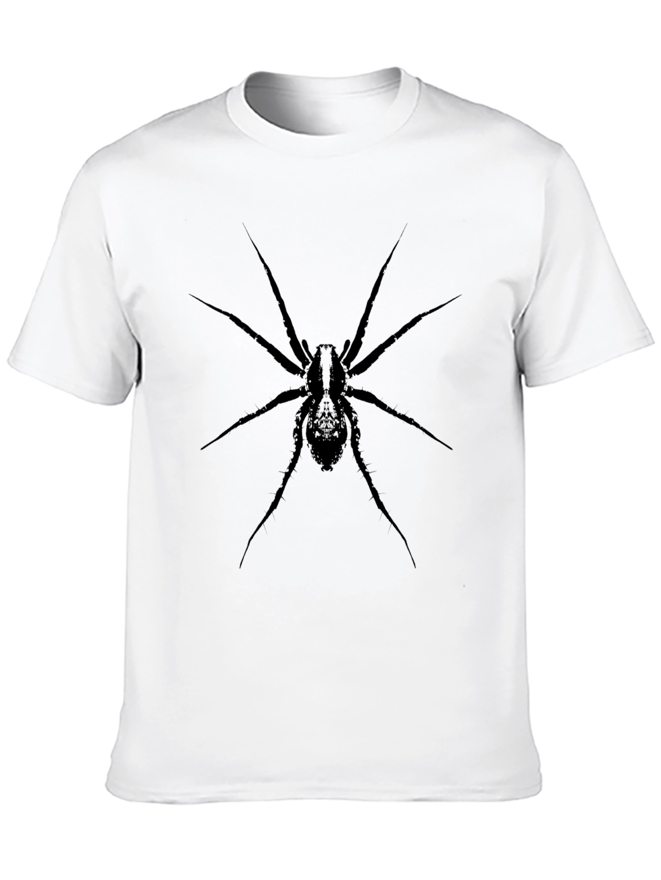 Spider Graphic Tee - Black Cotton Blend