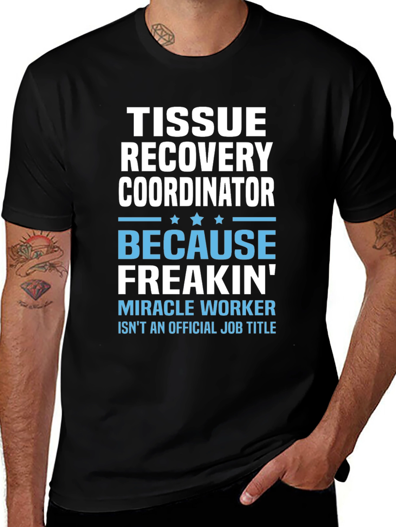 Tissue Recovery Coordinator Funny Job Title T-Shirt