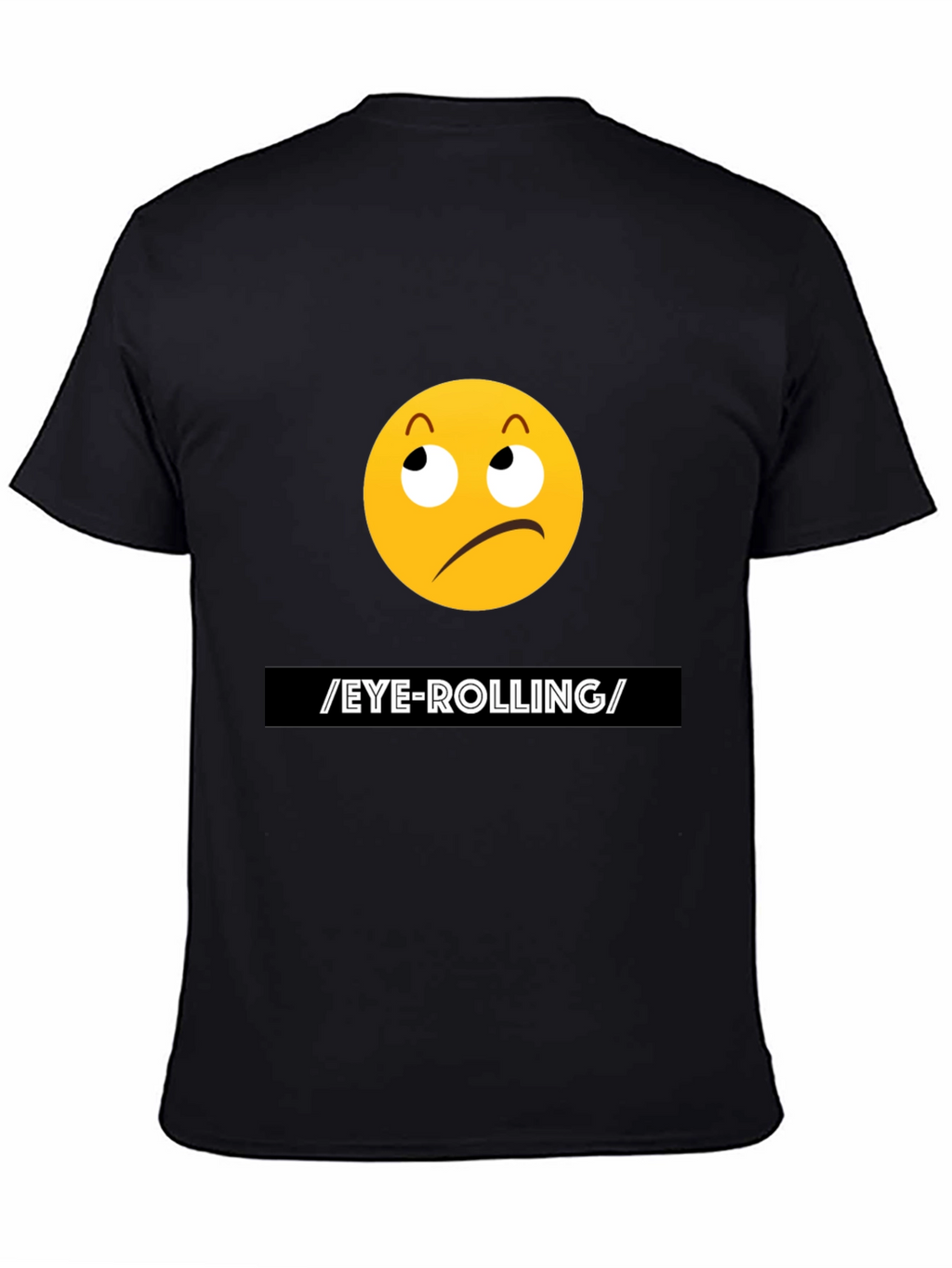 Eye-Rolling Emoji Graphic T-Shirt