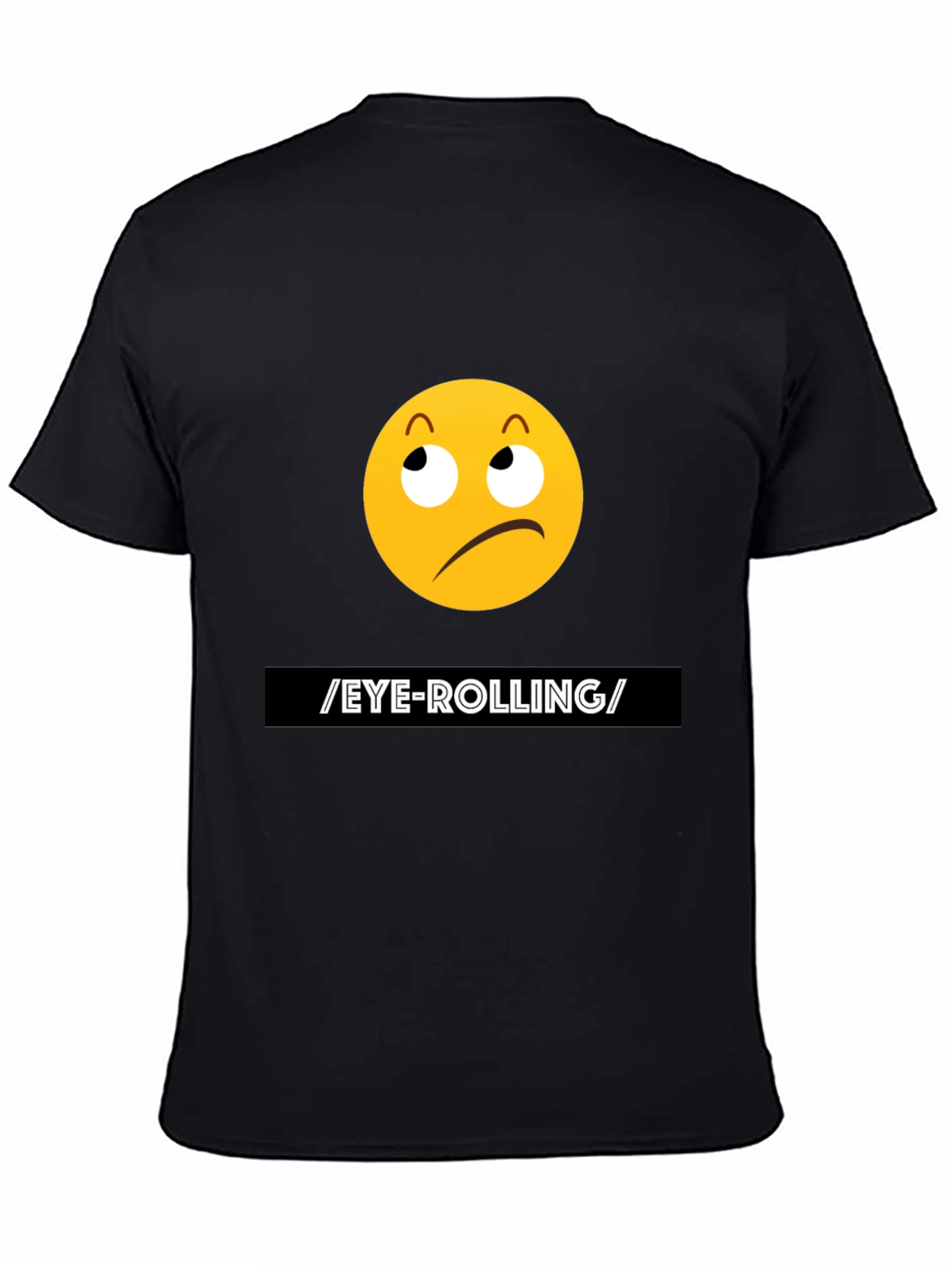 Eye-Rolling Emoji Graphic T-Shirt