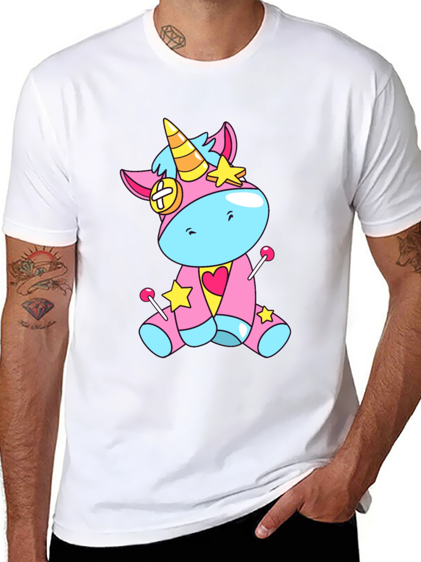 Unicorn Graphic Tee - Cute Cartoon Design