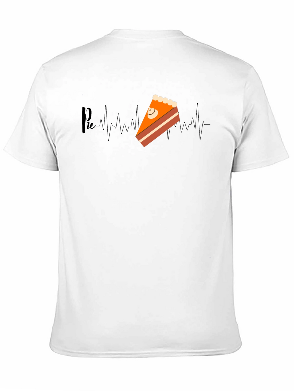 Pie Heartbeat T-Shirt - Unique Foodie Graphic Tee