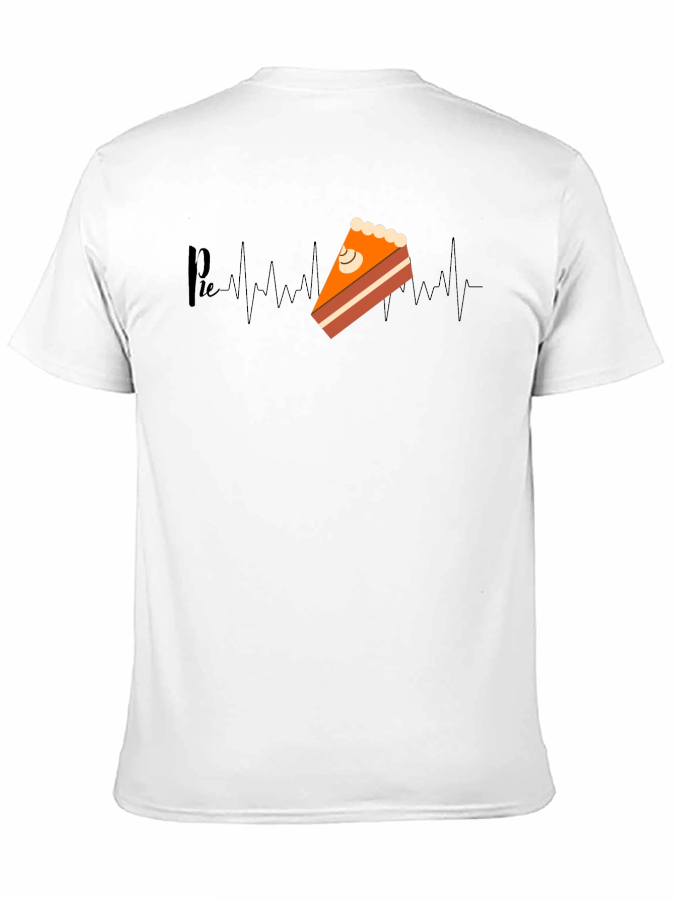 Pie Heartbeat T-Shirt - Unique Foodie Graphic Tee