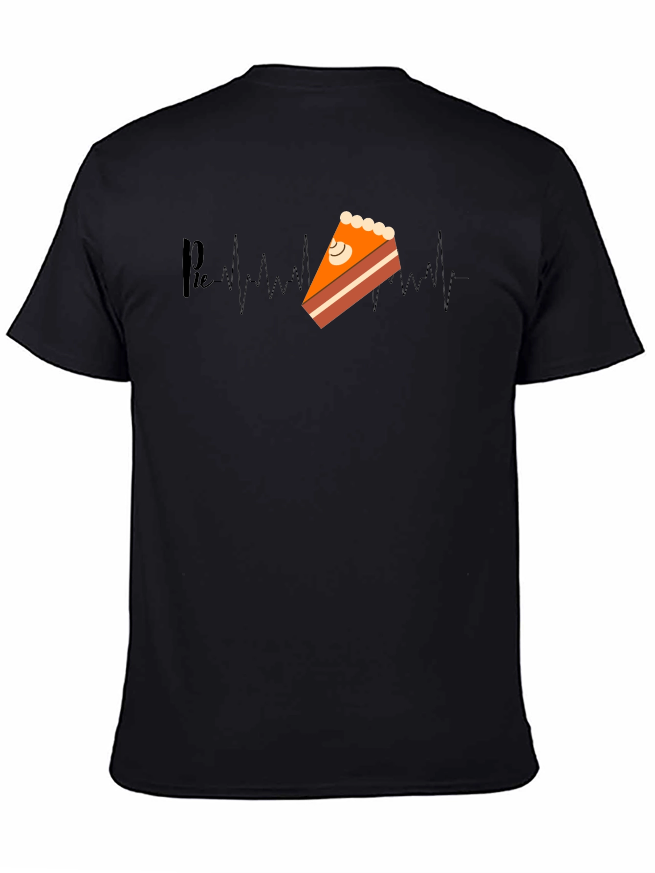 Pie Heartbeat T-Shirt - Unique Foodie Graphic Tee