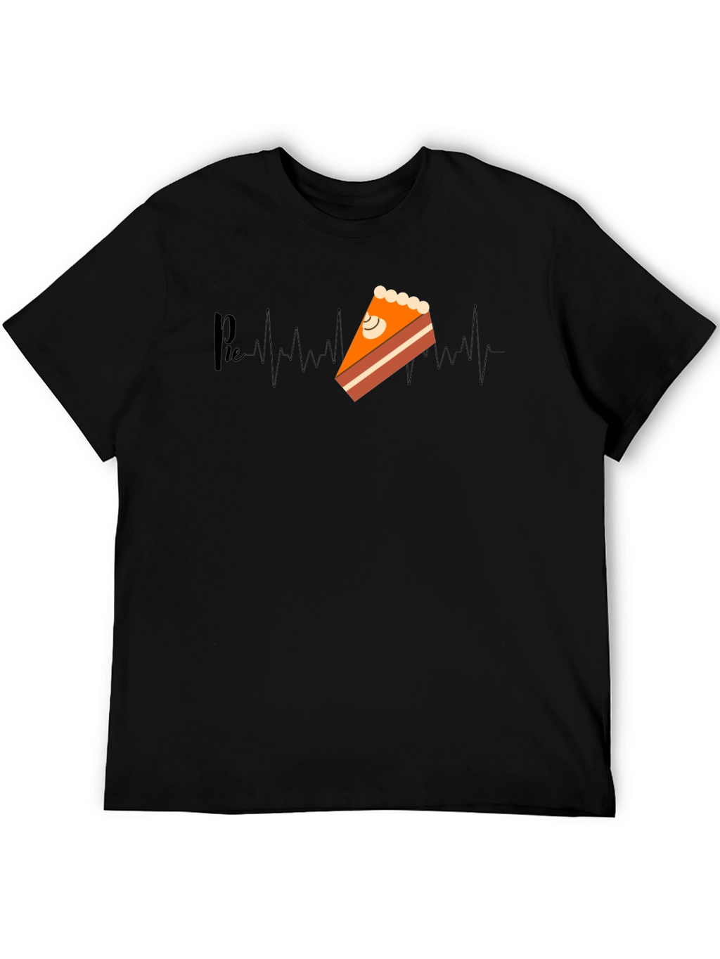 Pie Heartbeat T-Shirt - Unique Foodie Graphic Tee