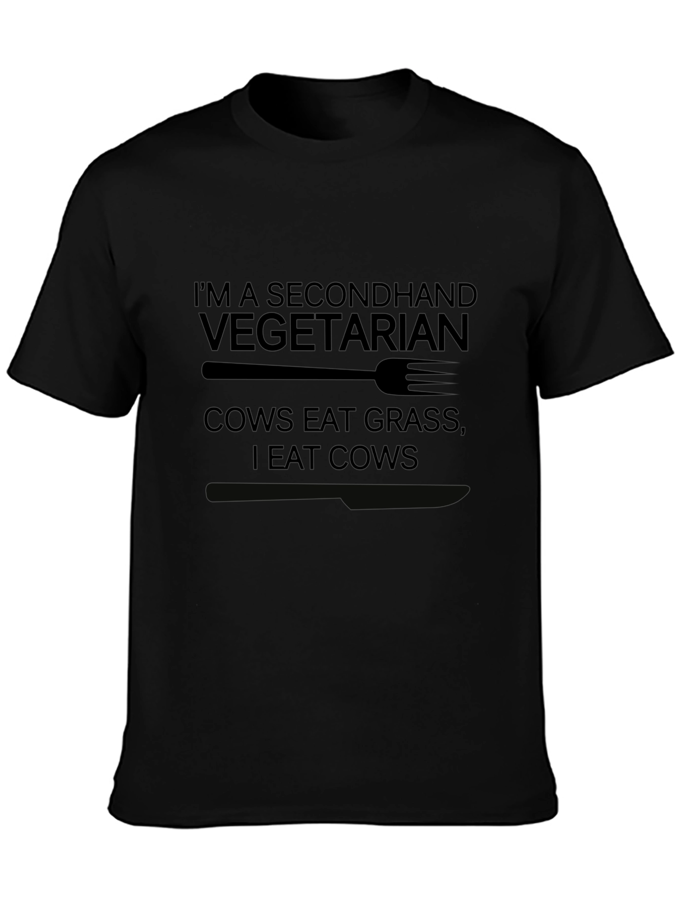 Secondhand Vegetarian Graphic T-Shirt