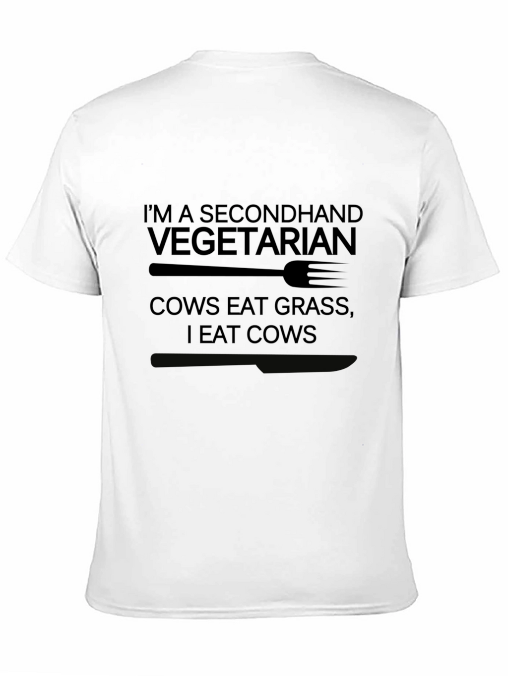 Secondhand Vegetarian Graphic T-Shirt