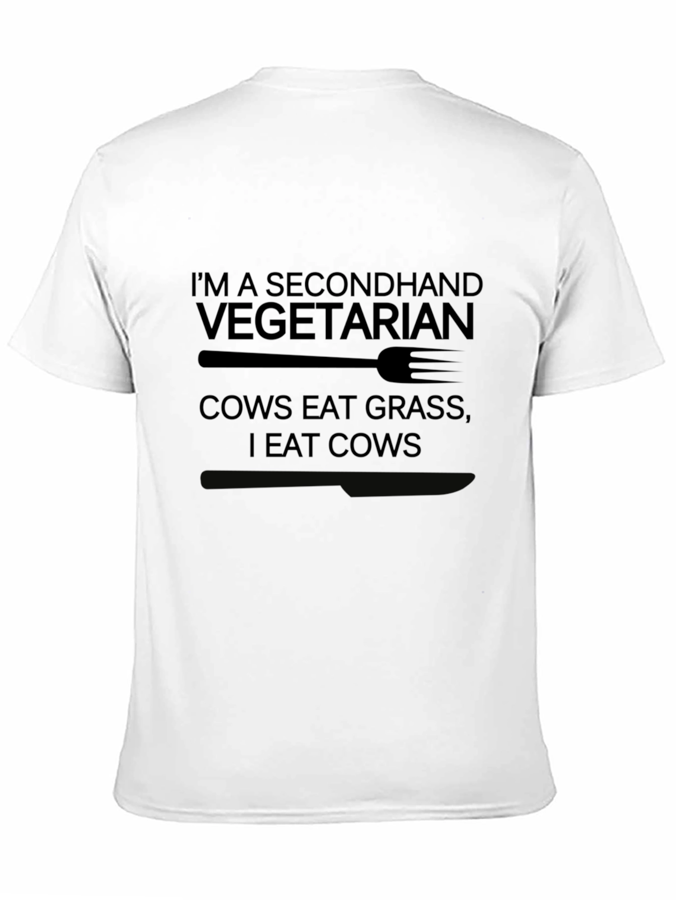 Secondhand Vegetarian Graphic T-Shirt