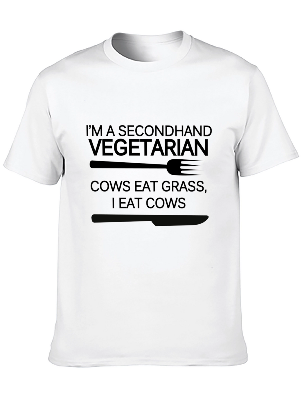 Secondhand Vegetarian Graphic T-Shirt