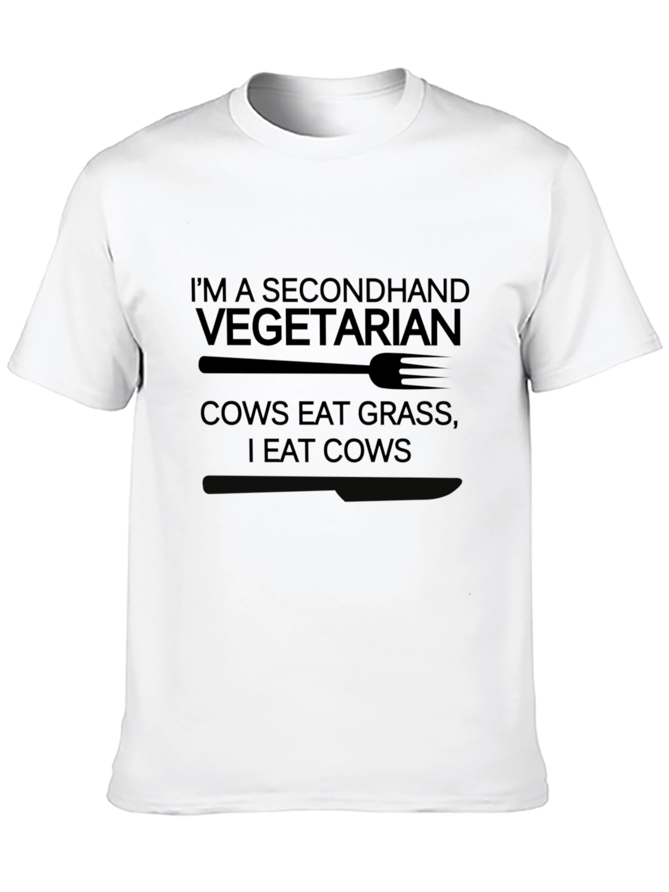 Secondhand Vegetarian Graphic T-Shirt