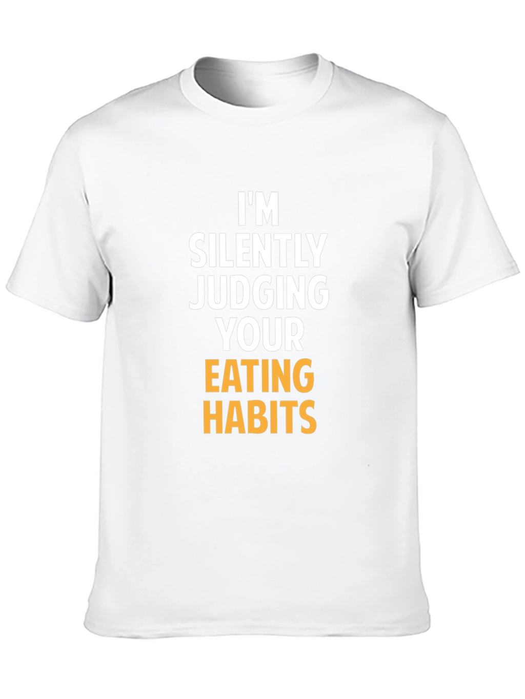 Funny Judging Eating Habits Black Graphic T-Shirt