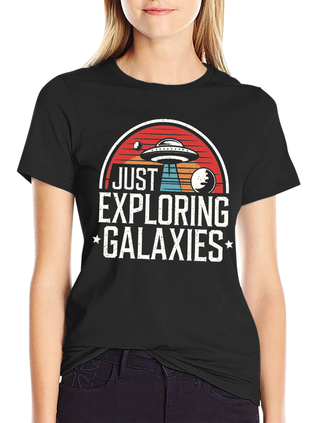 Just Exploring Galaxies Graphic T-Shirt