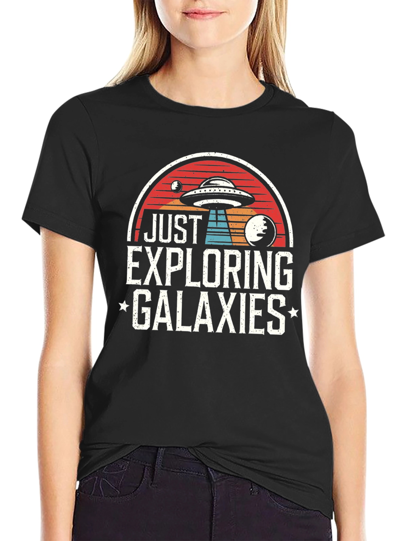Just Exploring Galaxies Graphic T-Shirt