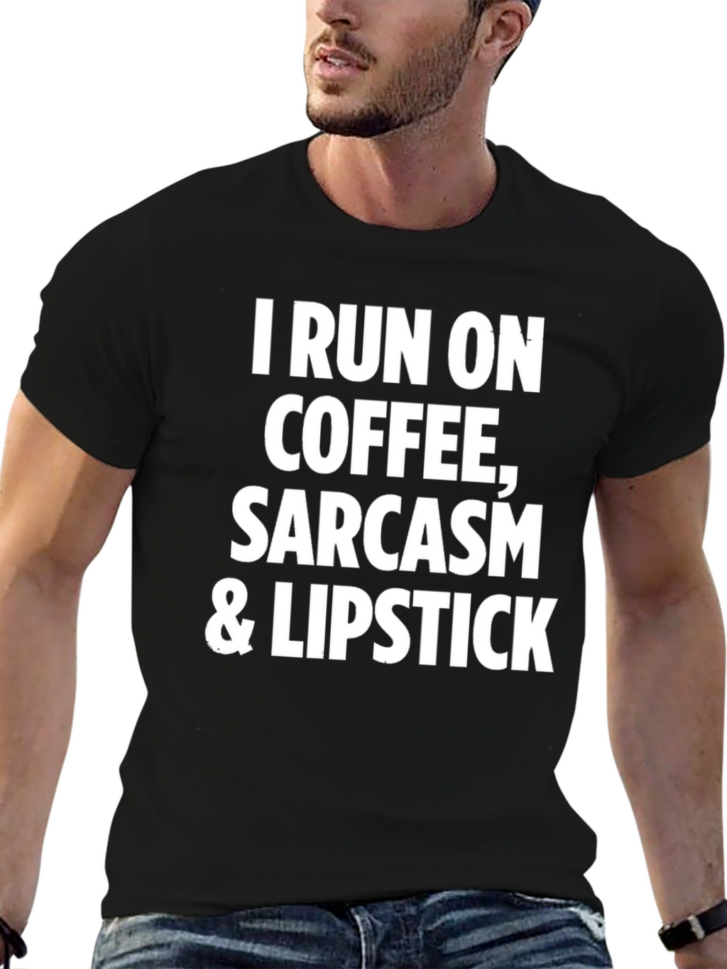 Coffee Sarcasm & Lipstick T-Shirt
