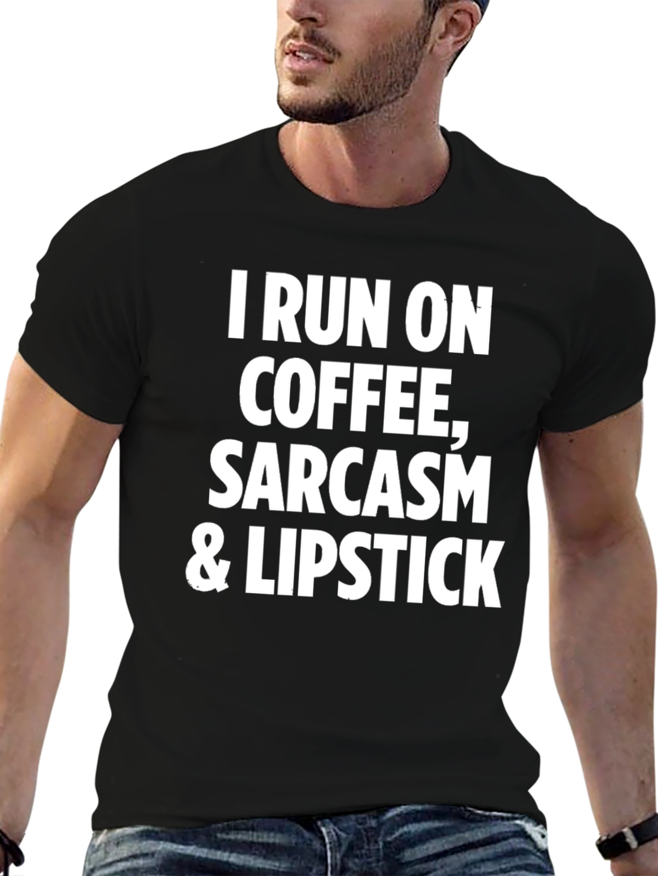 Coffee Sarcasm & Lipstick T-Shirt