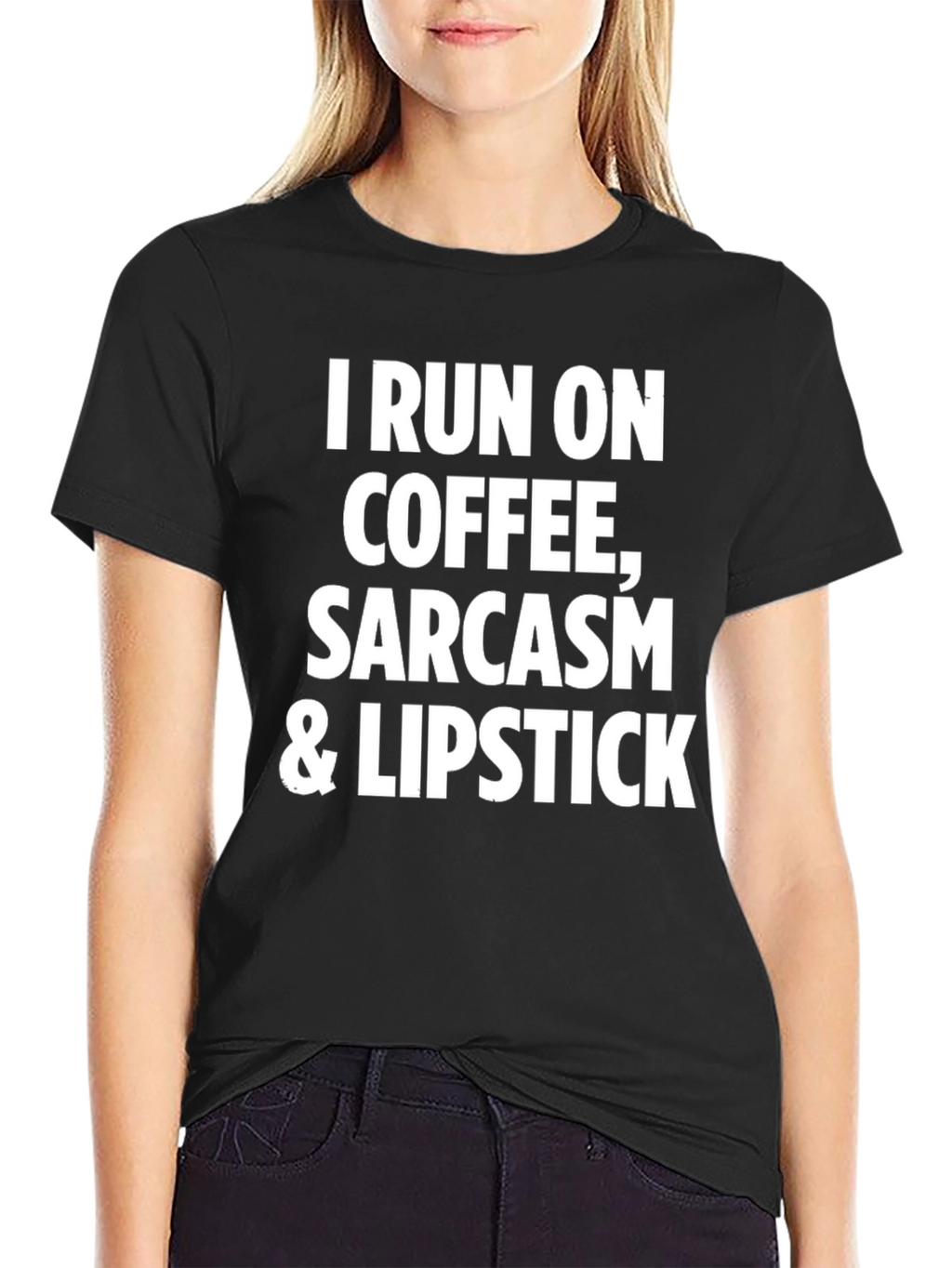 Coffee Sarcasm & Lipstick T-Shirt