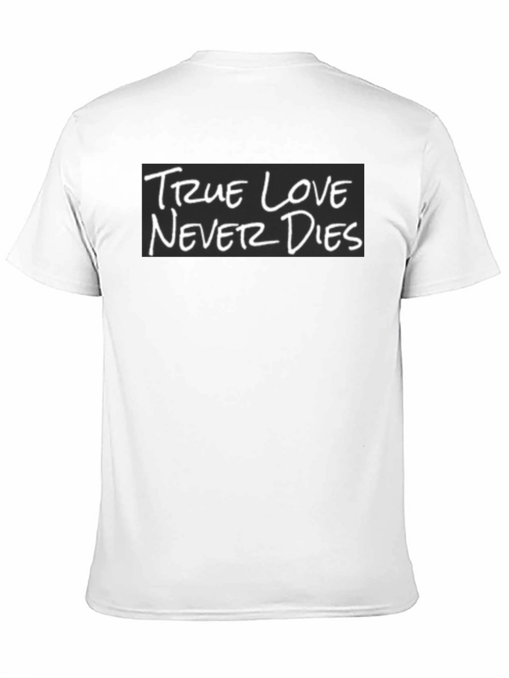 True Love Never Dies Graphic T-Shirt - Black