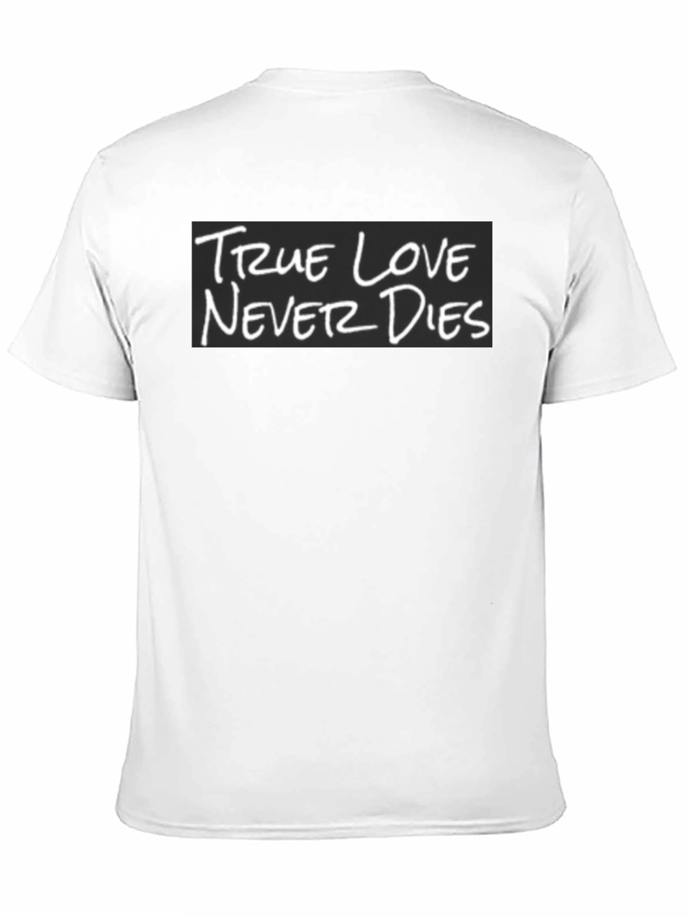 True Love Never Dies Graphic T-Shirt - Black