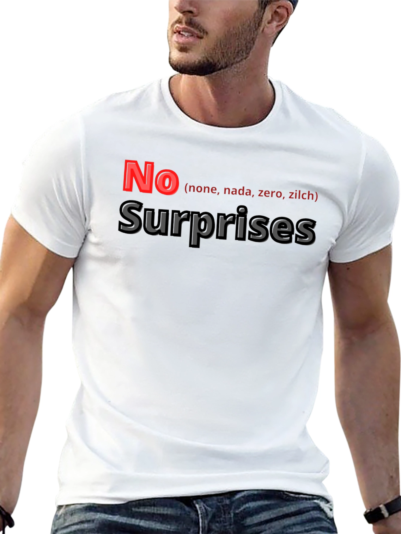 No Surprises Graphic Tee - Soft Cotton Blend