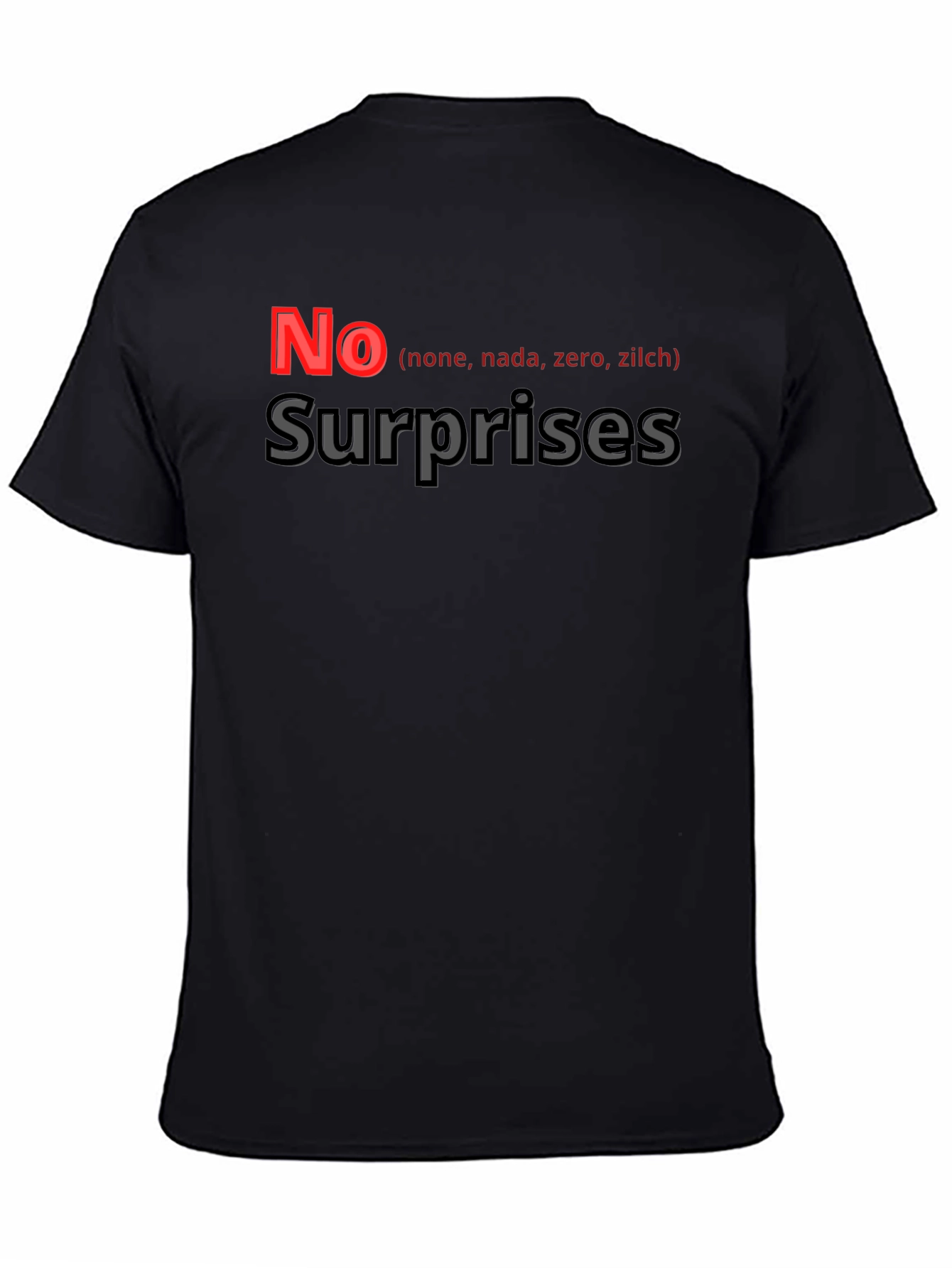 No Surprises Graphic Tee - Soft Cotton Blend
