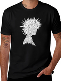 Nature Silhouette Graphic Tee - Unisex Black T-Shirt
