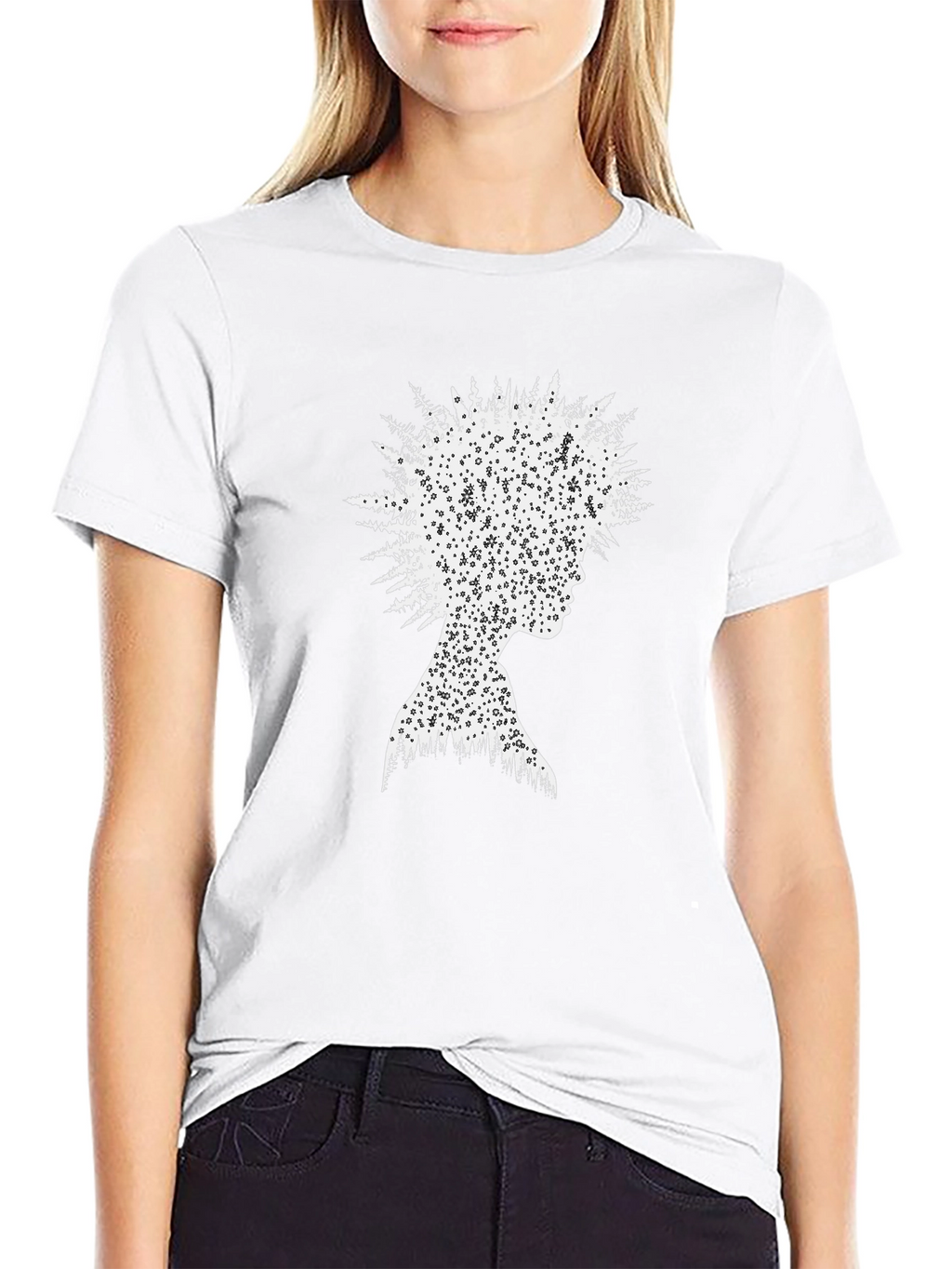 Nature Silhouette Graphic Tee - Unisex Black T-Shirt