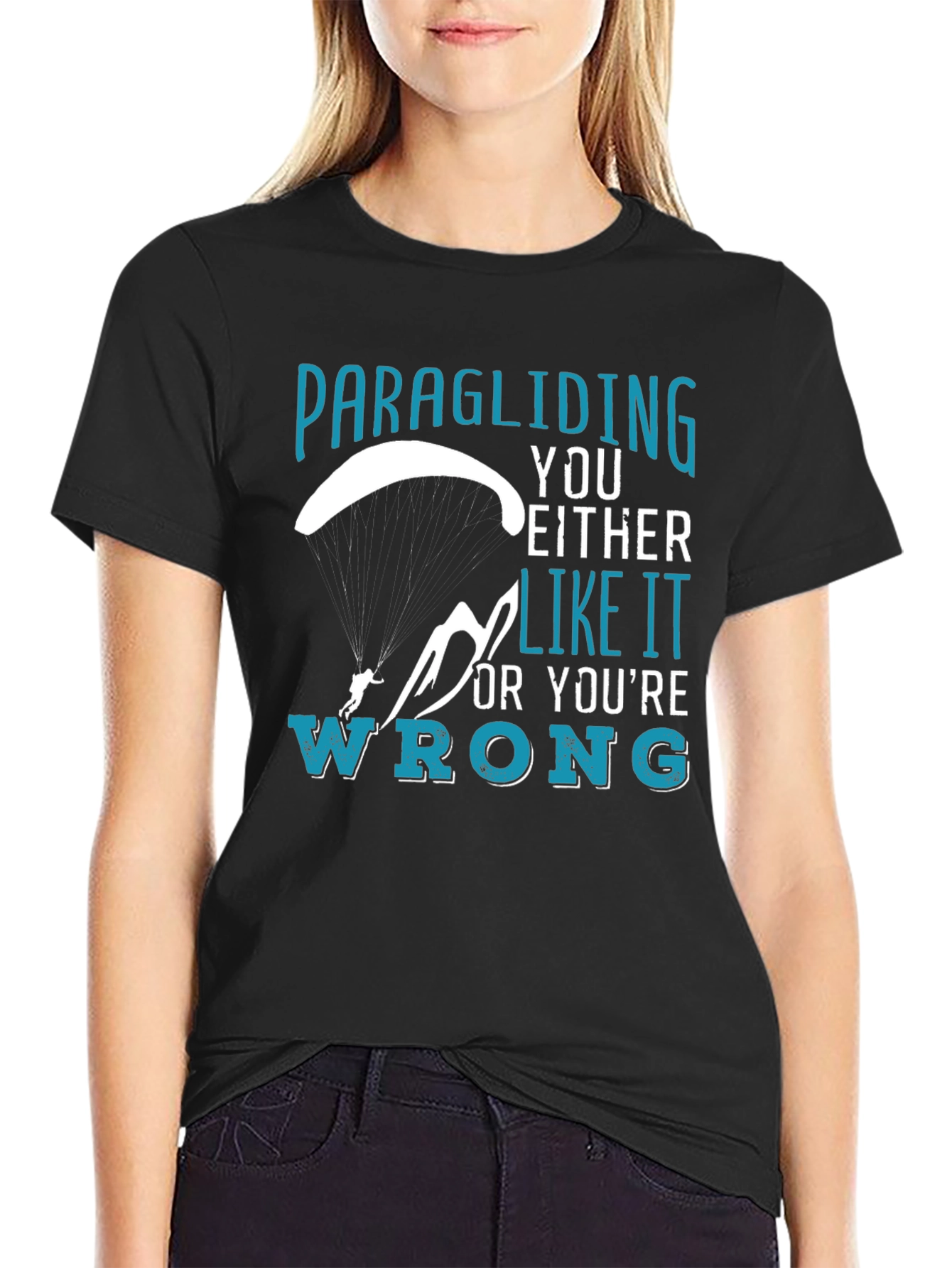 Paragliding Enthusiast Graphic Tee