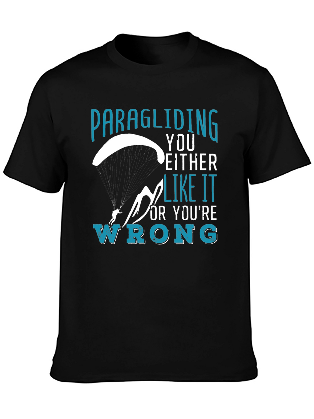 Paragliding Enthusiast Graphic Tee