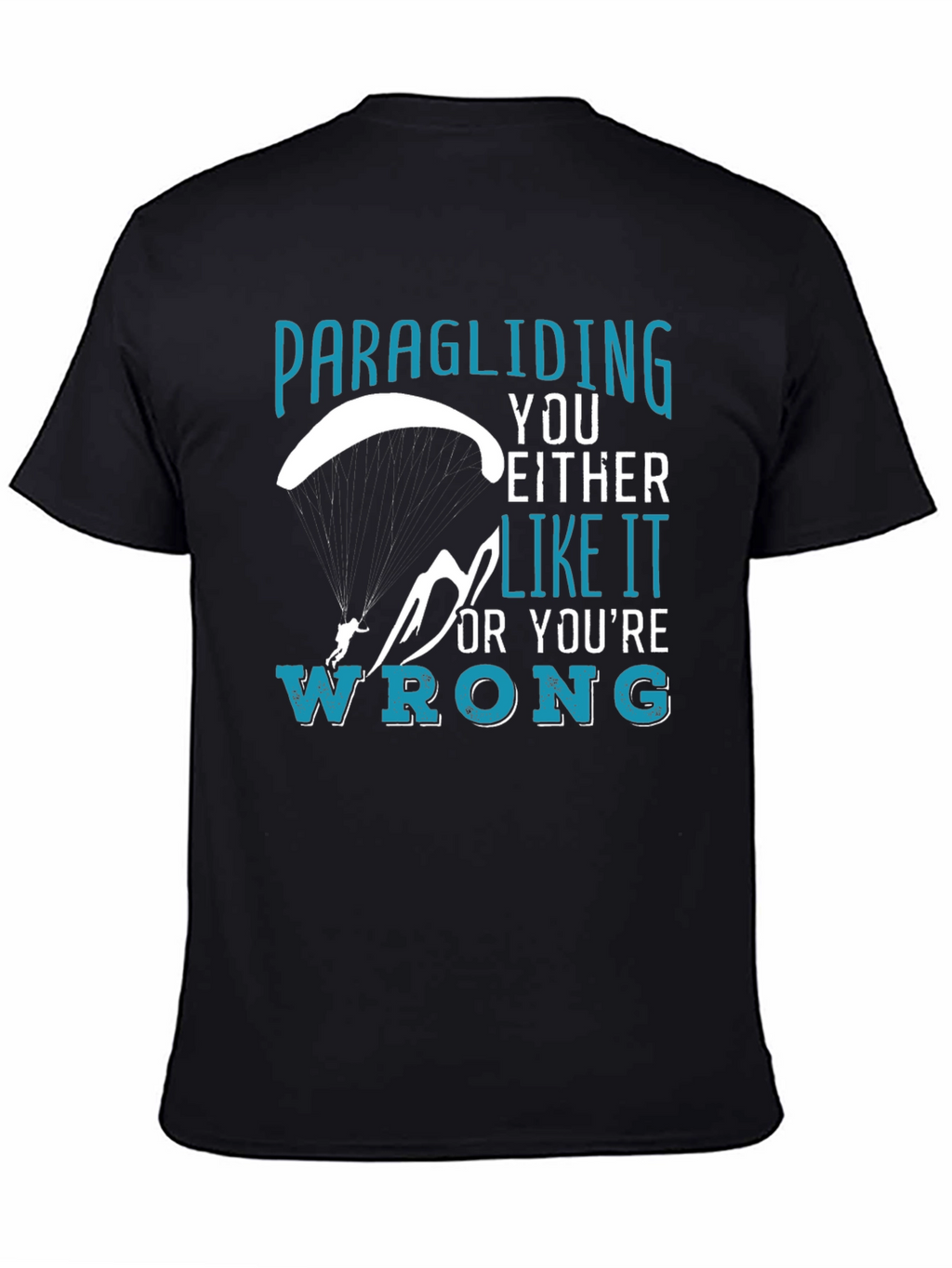Paragliding Enthusiast Graphic Tee