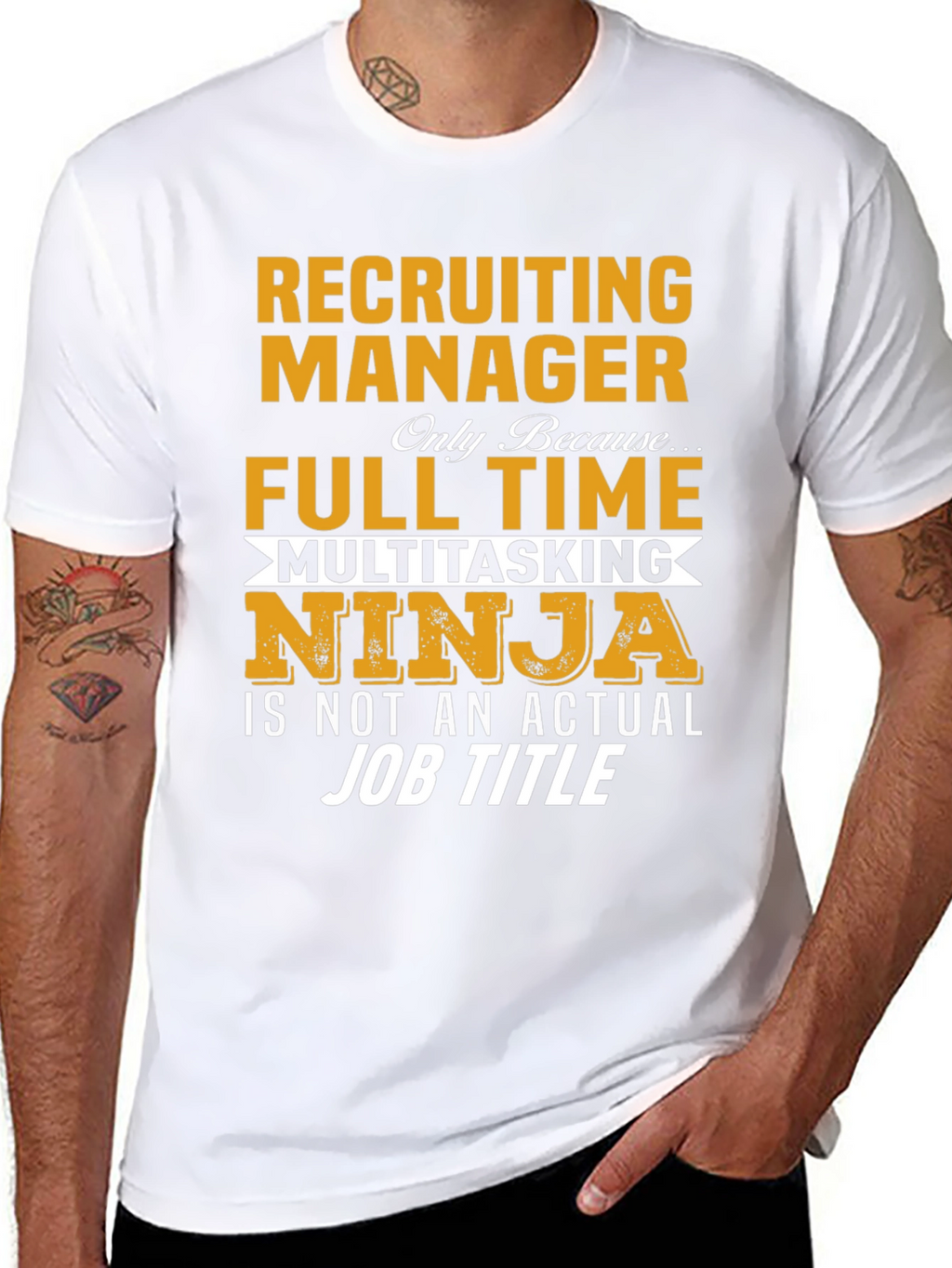 Recruiting Manager Full Time Ninja T-Shirt