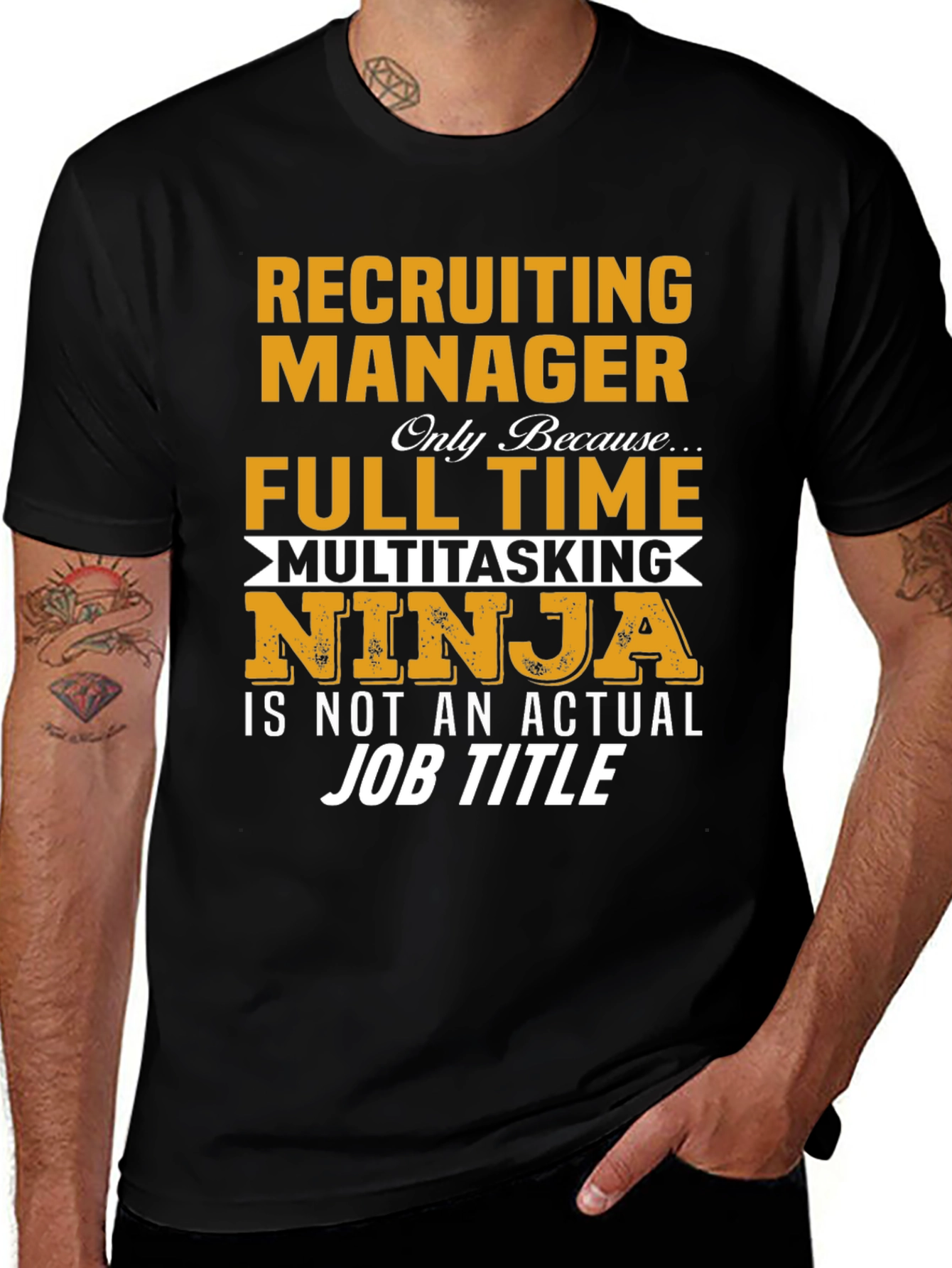 Recruiting Manager Full Time Ninja T-Shirt