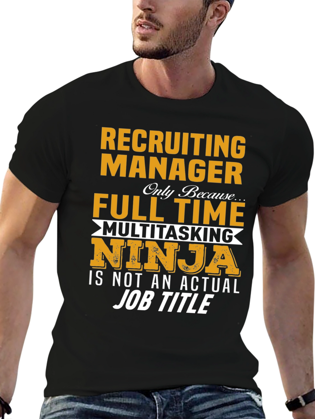 Recruiting Manager Full Time Ninja T-Shirt