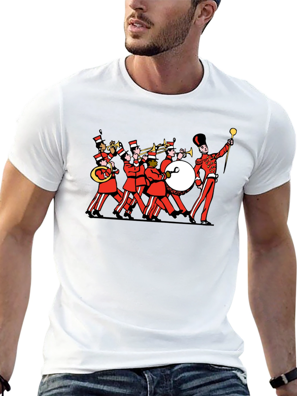 Marching Band T-Shirt - Novelty Graphic Tee