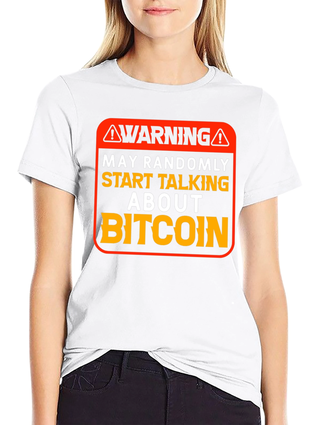 Warning Bitcoin T-Shirt