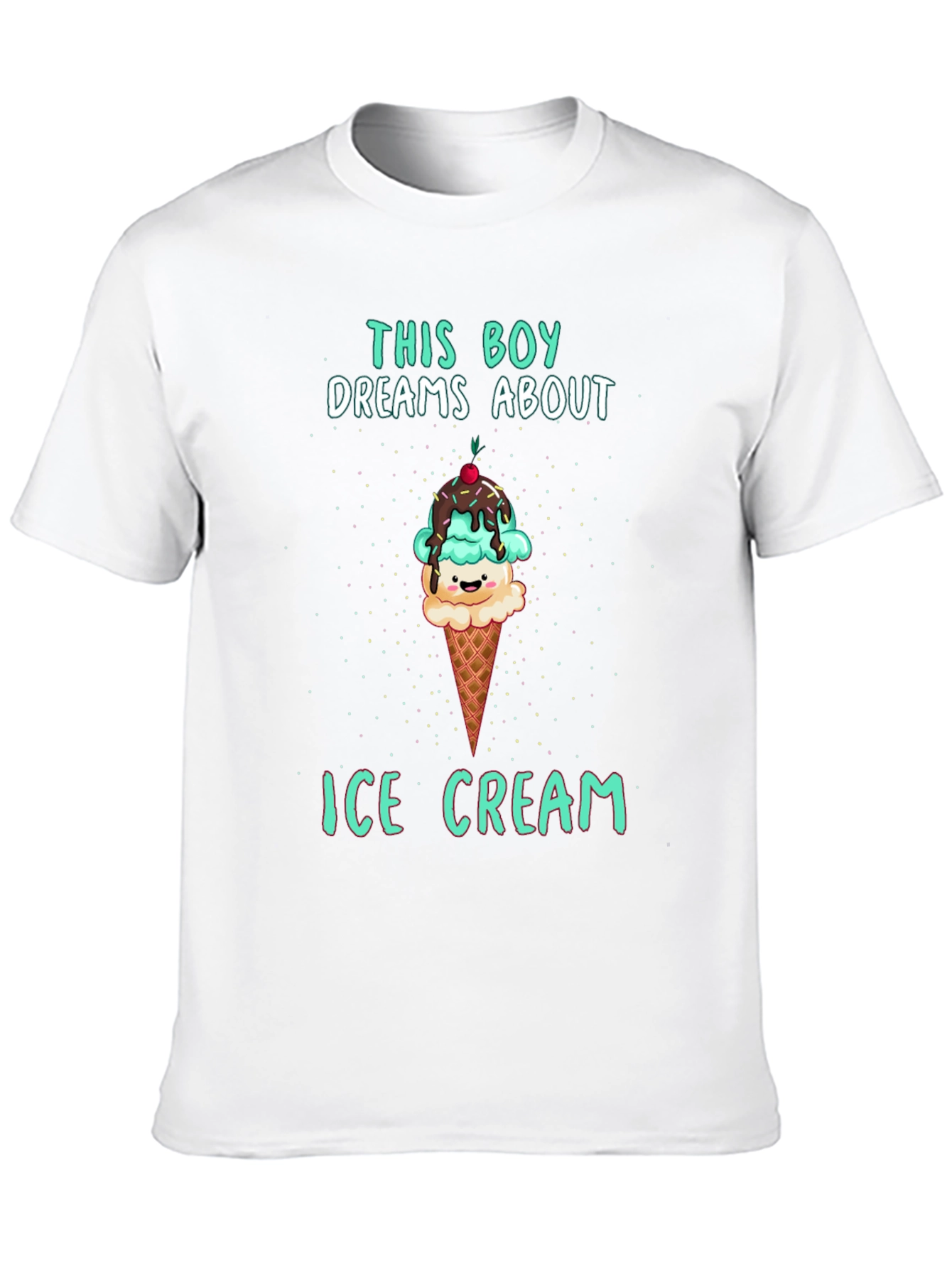 Boy Dreams About Ice Cream T-Shirt