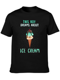 Boy Dreams About Ice Cream T-Shirt