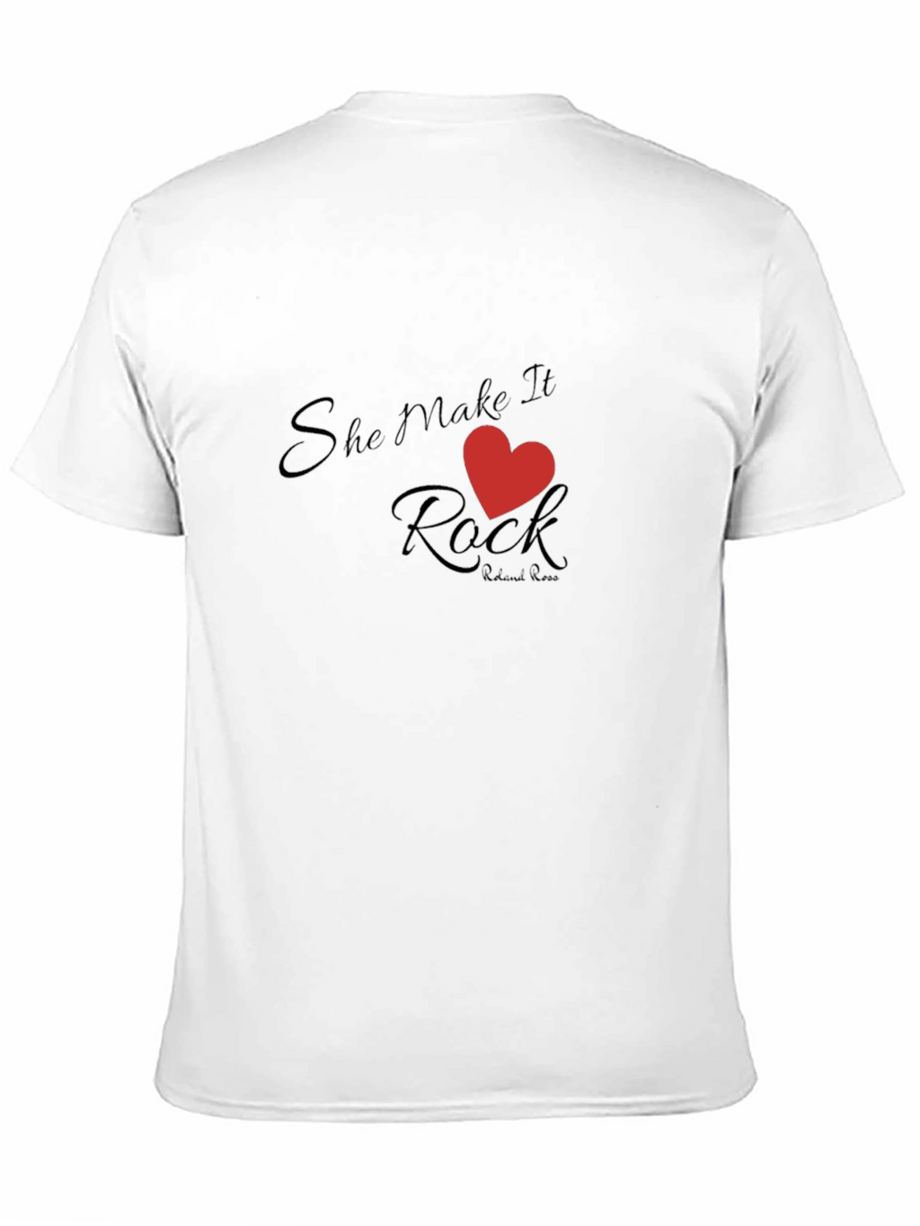 She Makes it Rock Black T-Shirt