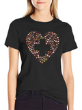 Anatomy Heart T-Shirt - Black Medical Tee
