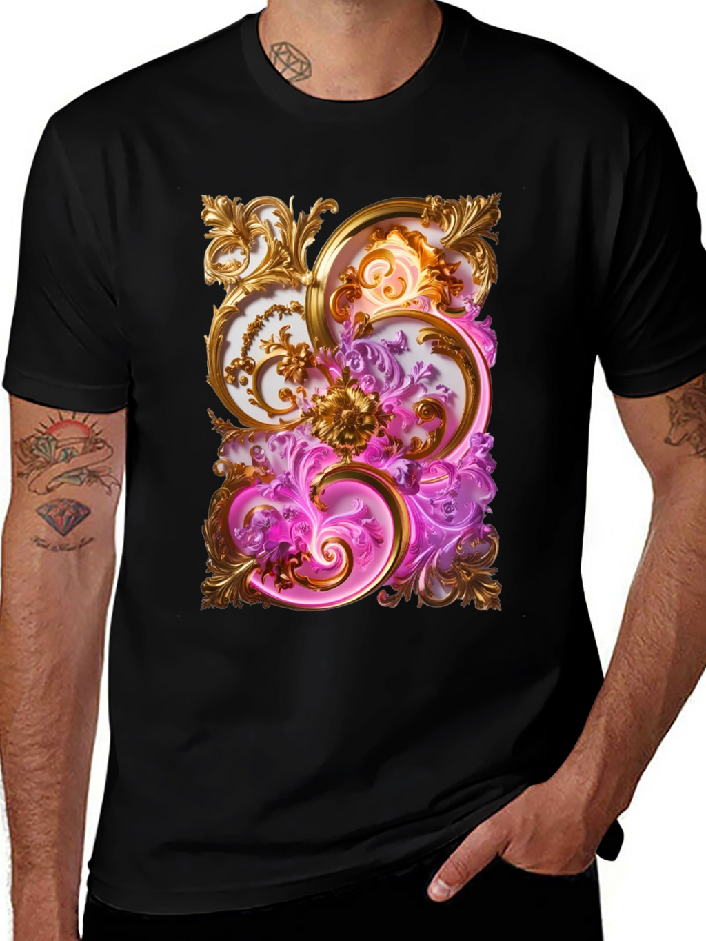 Ornamental Baroque Graphic Tee