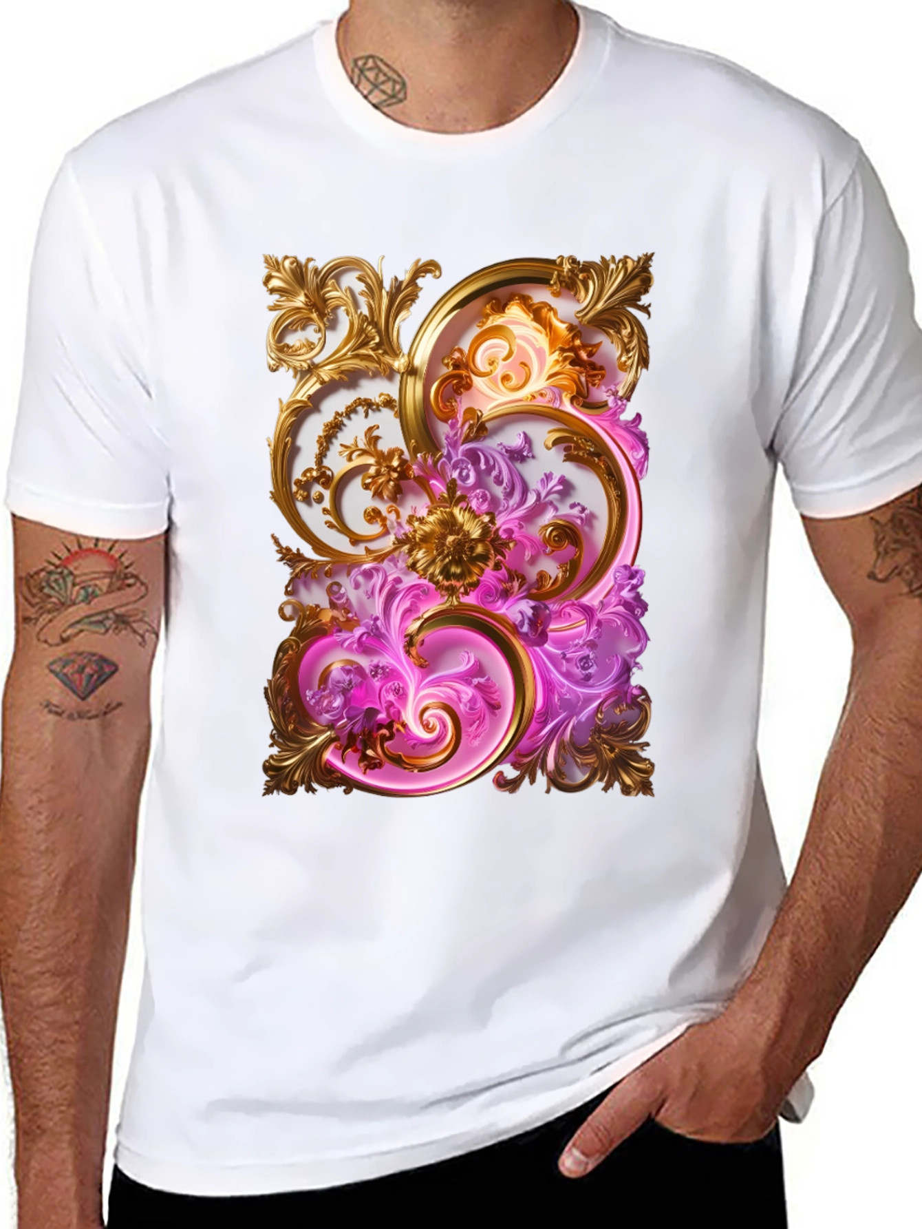 Ornamental Baroque Graphic Tee
