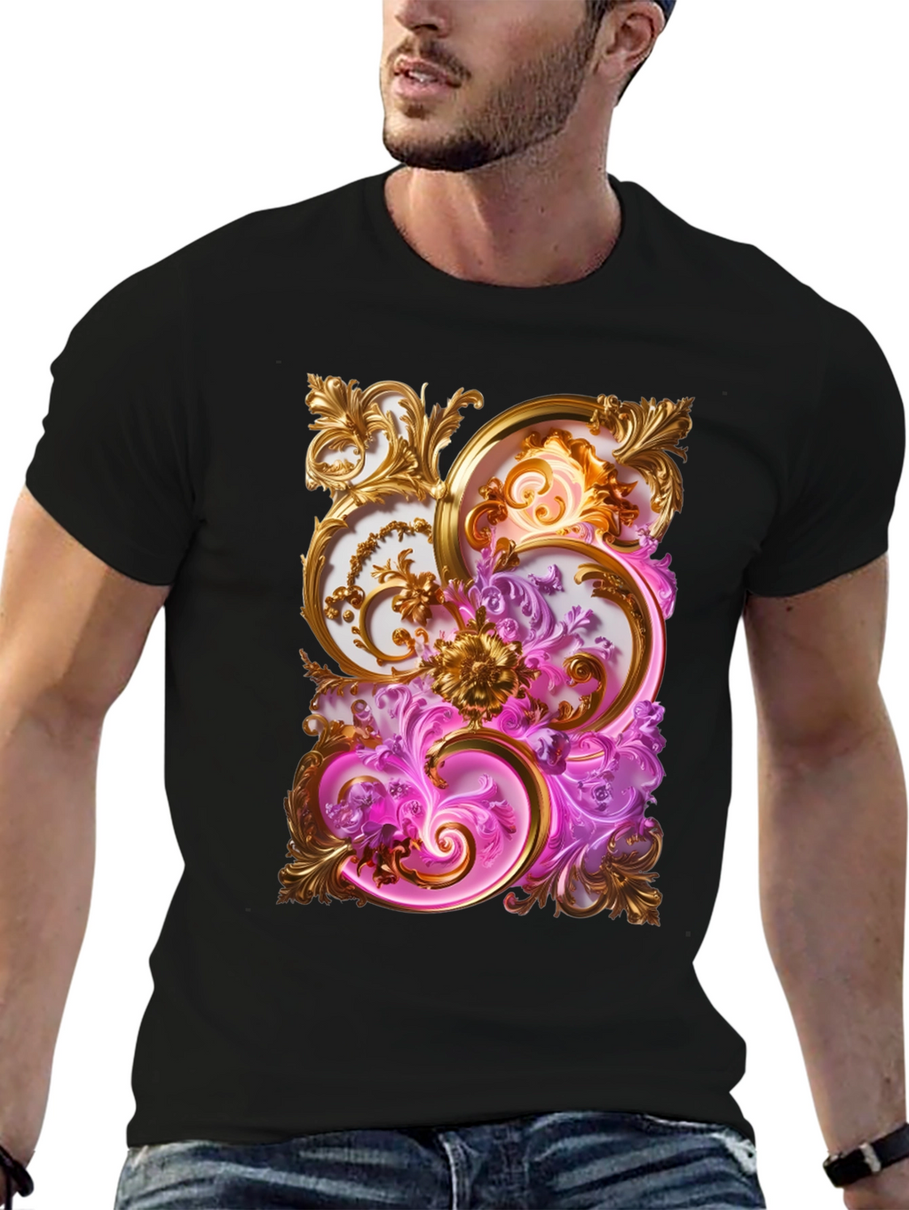 Ornamental Baroque Graphic Tee