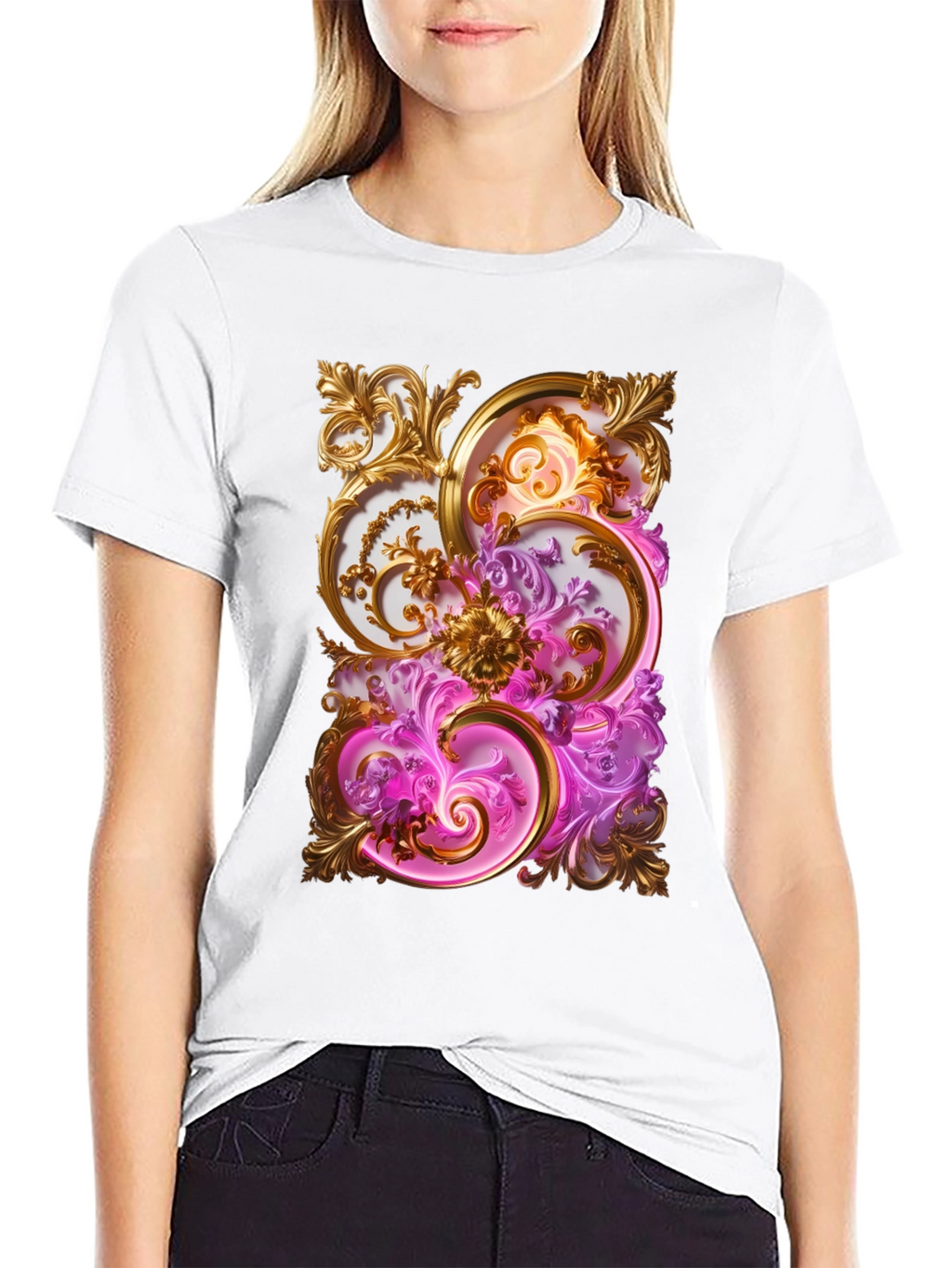Ornamental Baroque Graphic Tee