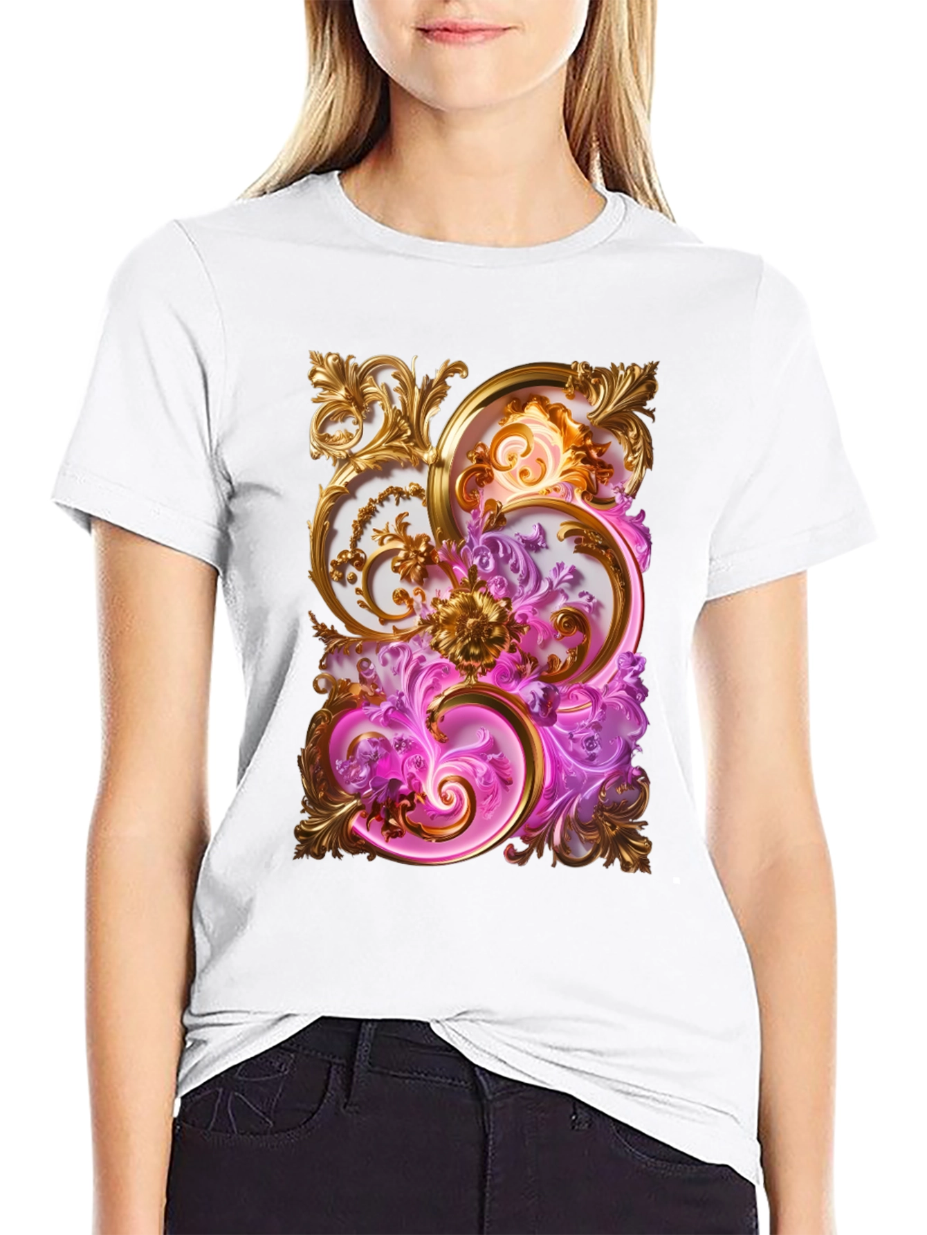 Ornamental Baroque Graphic Tee