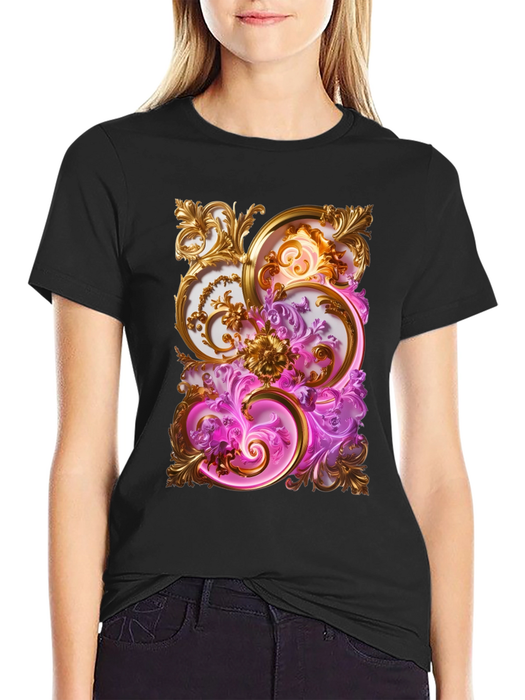 Ornamental Baroque Graphic Tee