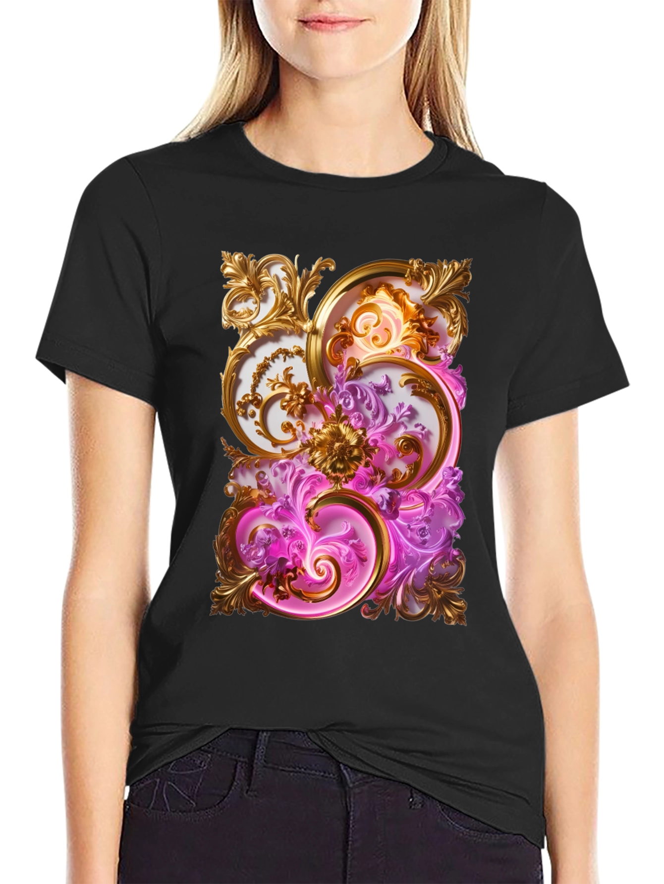 Ornamental Baroque Graphic Tee
