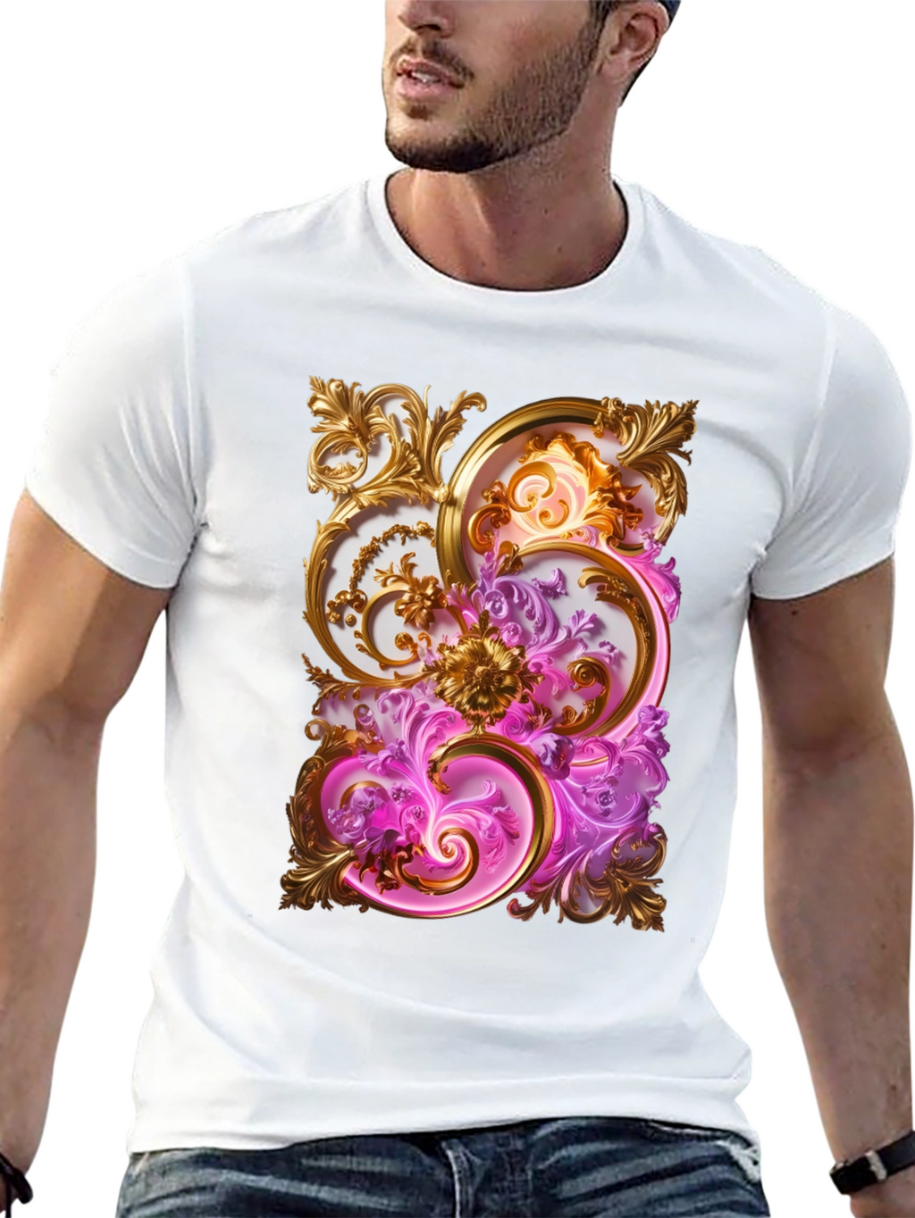 Ornamental Baroque Graphic Tee