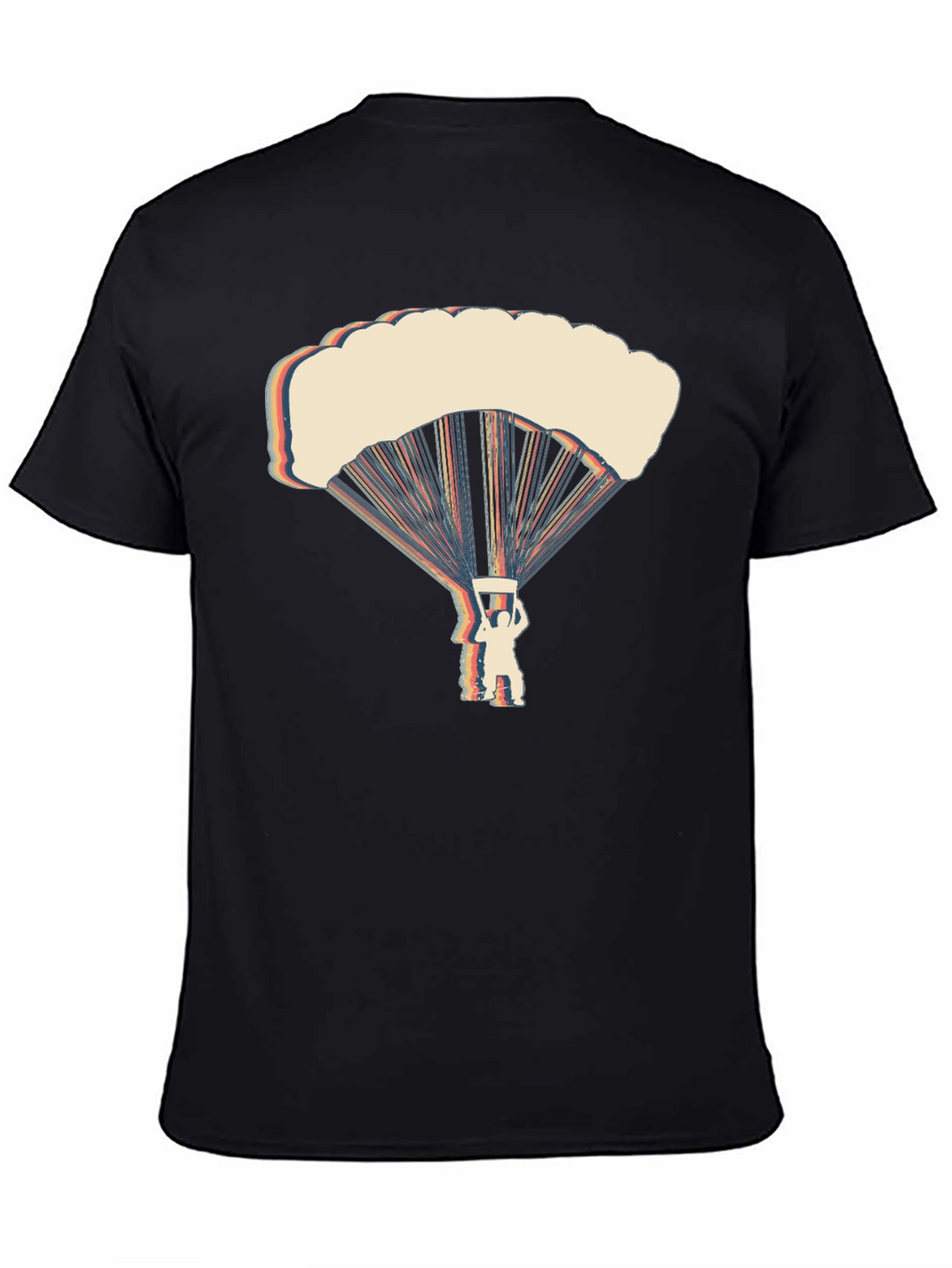 Retro Parachute Graphic T-Shirt - Skydiving Tee